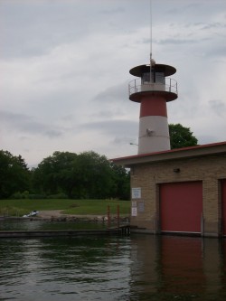 the Locks "lighthouse"